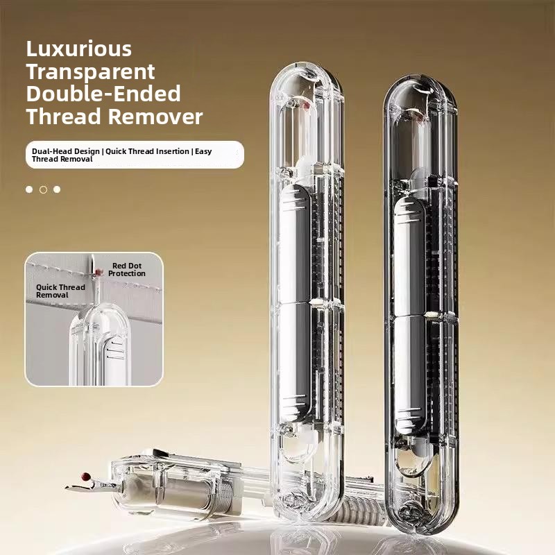 Needle Threader Tool - Two-In-One Portable Needle Threader Multifunctional Hand