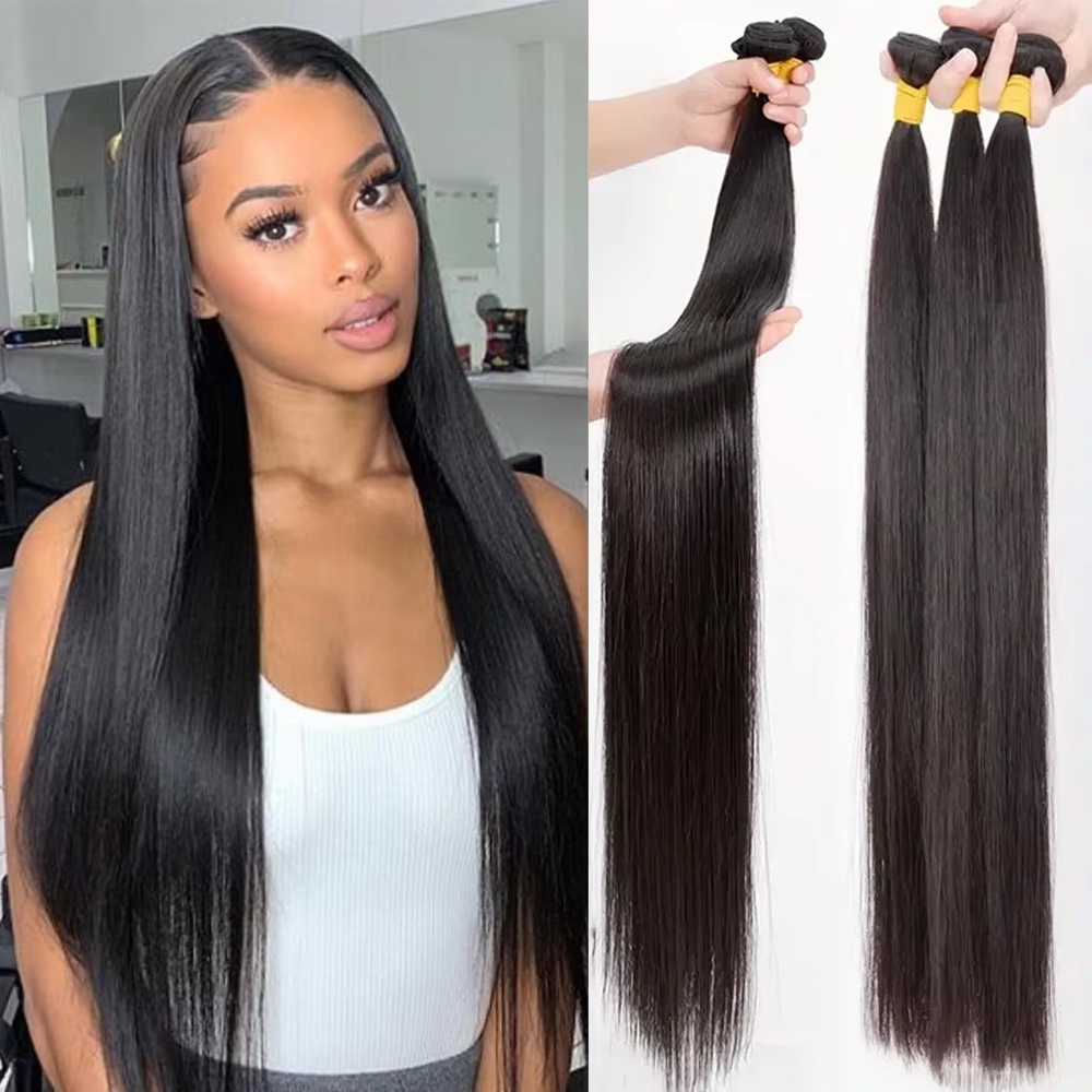 Sewing Technology - Peruvian Human Hair Bundles Bone Straight