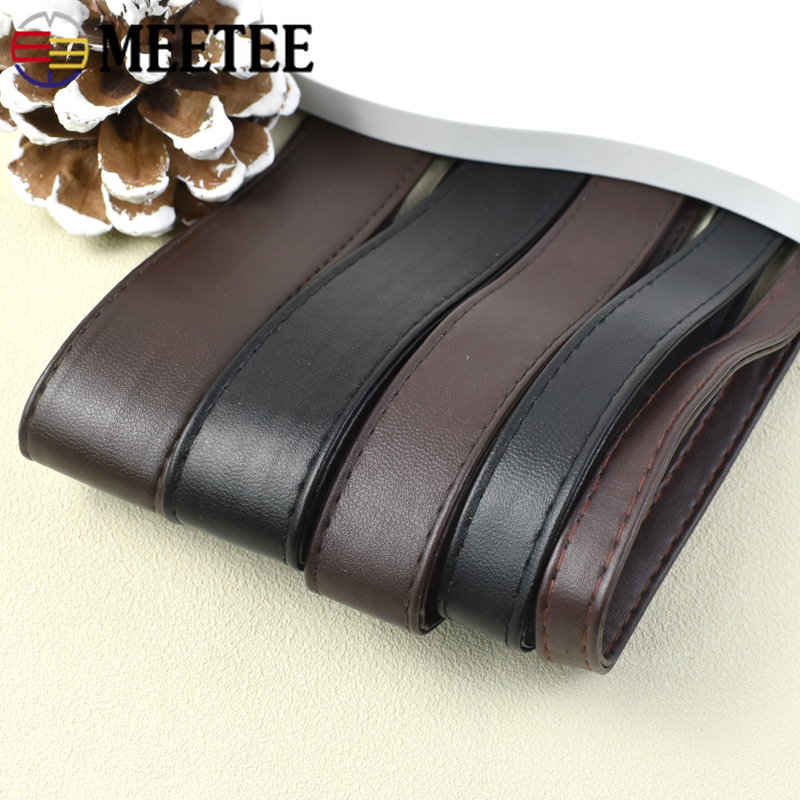 Binding Tape Bias - 5Meters 10-30mm PU Leather Webbing Band