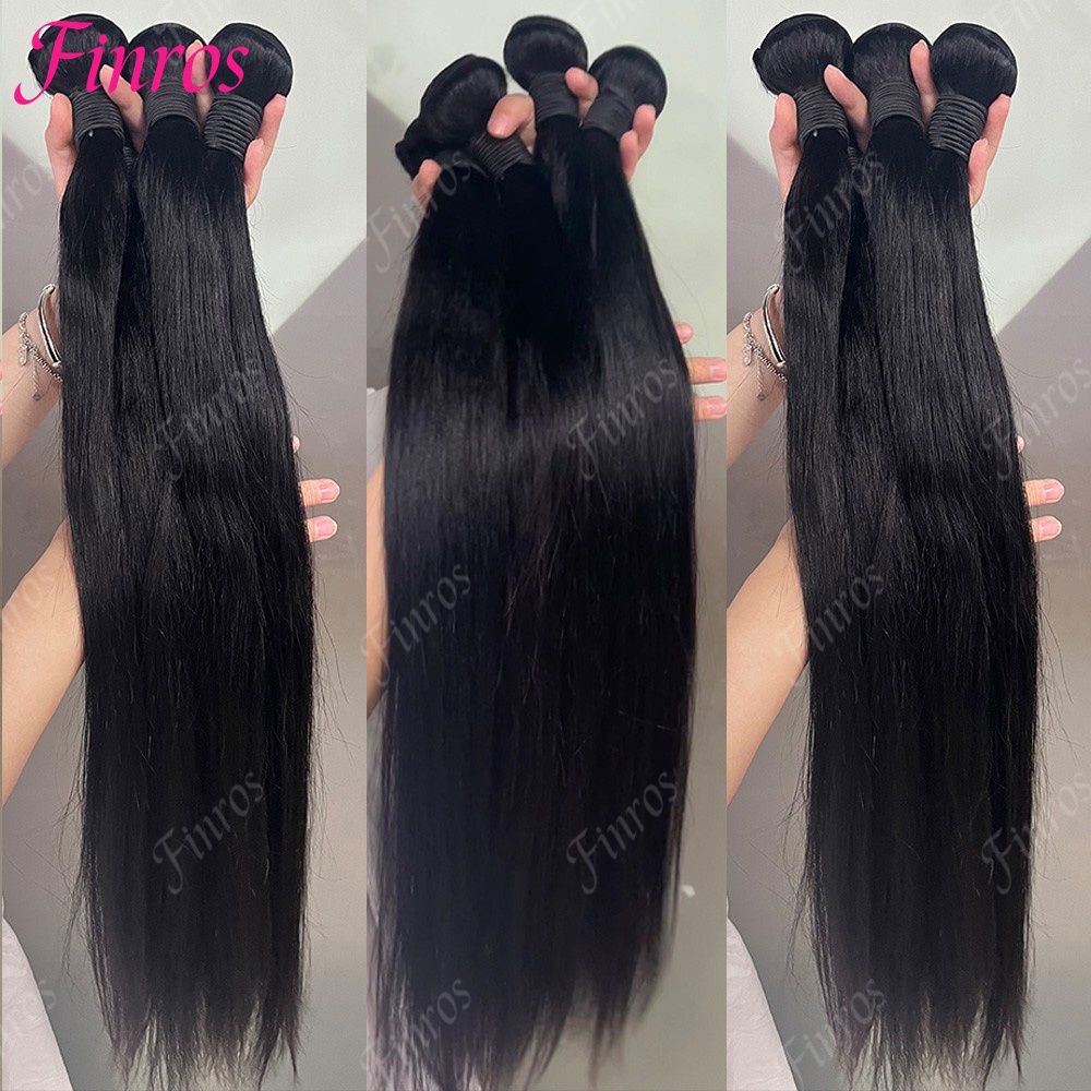 Sewing Technology - Finros Human Hair Bundles Bone Straight