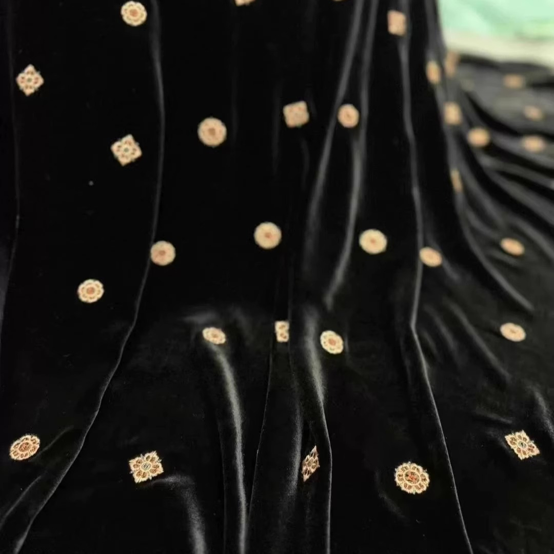 135CM Wide Black Green Embroid - Sewing Jackets review and price