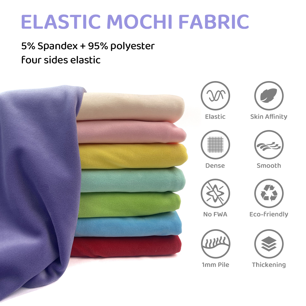 Color 01~40 Stretch Mochi Plus - Sewing Velvet Fabric review and price