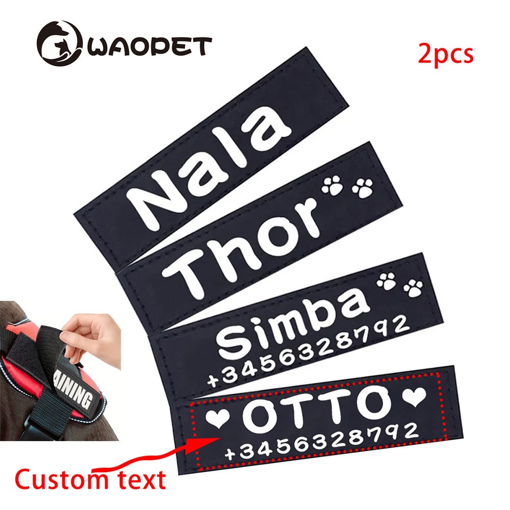 Custom Dog ID Tags For Harness - Sewing Label review and price
