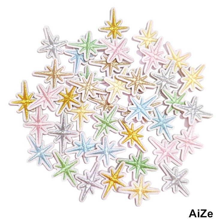 Stick Iron Sew On 10 Pcs Stars - Sewing Id review and price