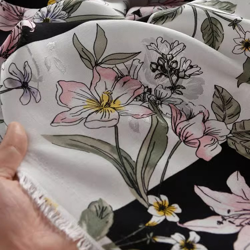 Floral Black White Stripe Prin - Sewing Jackets review and price