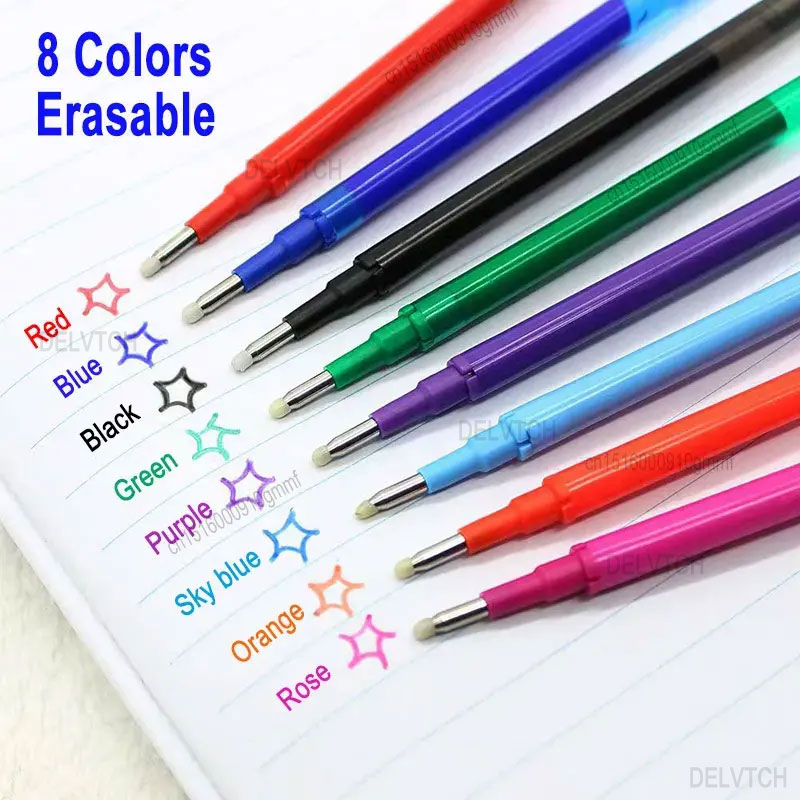 8Pcs/Set 0.7mm Erasable Gel Pe - Pilot Pen Frixion review and price