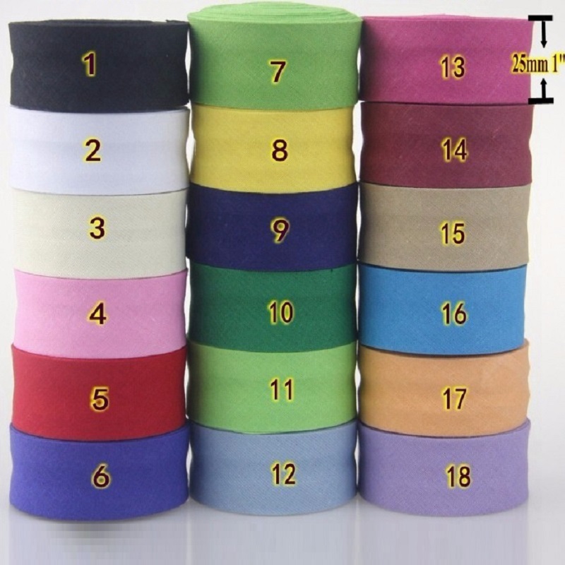 25 mm (1') X 5 Meters Cotton B - Binding Tape Bias review and price