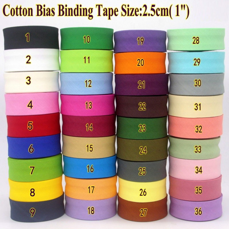 25 mm (1') X 5 Meters Cotton B - Binding Tape Bias review and price