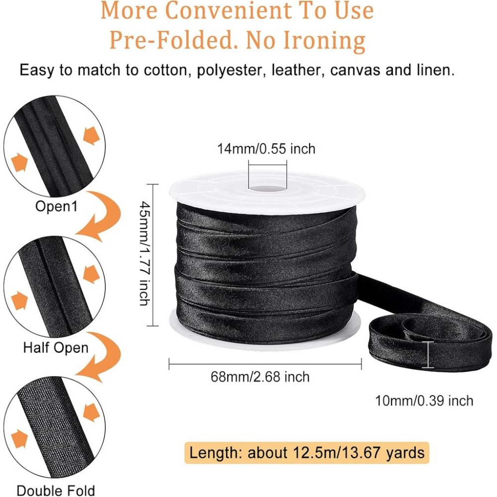 13.5 Yard Satin Bias Tape 0.47 - Binding Tape Bias review and price