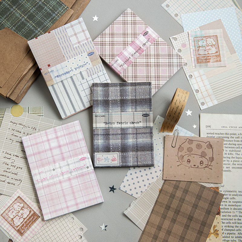 50pcs Creative Plaid Decor Scr - Pattern Tissue Paper review and price