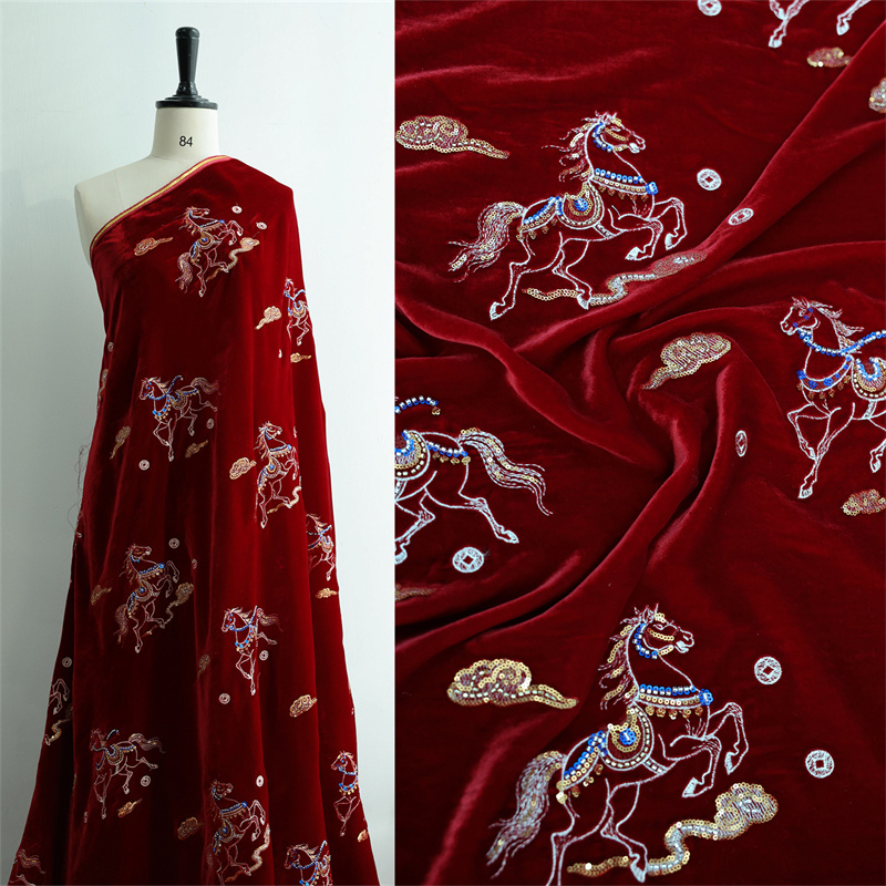 Autumn/Winter Thick Silk Velve - Sewing Velvet Fabric review and price