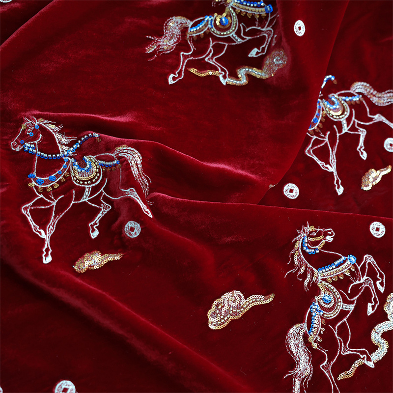Autumn/Winter Thick Silk Velve - Sewing Velvet Fabric review and price
