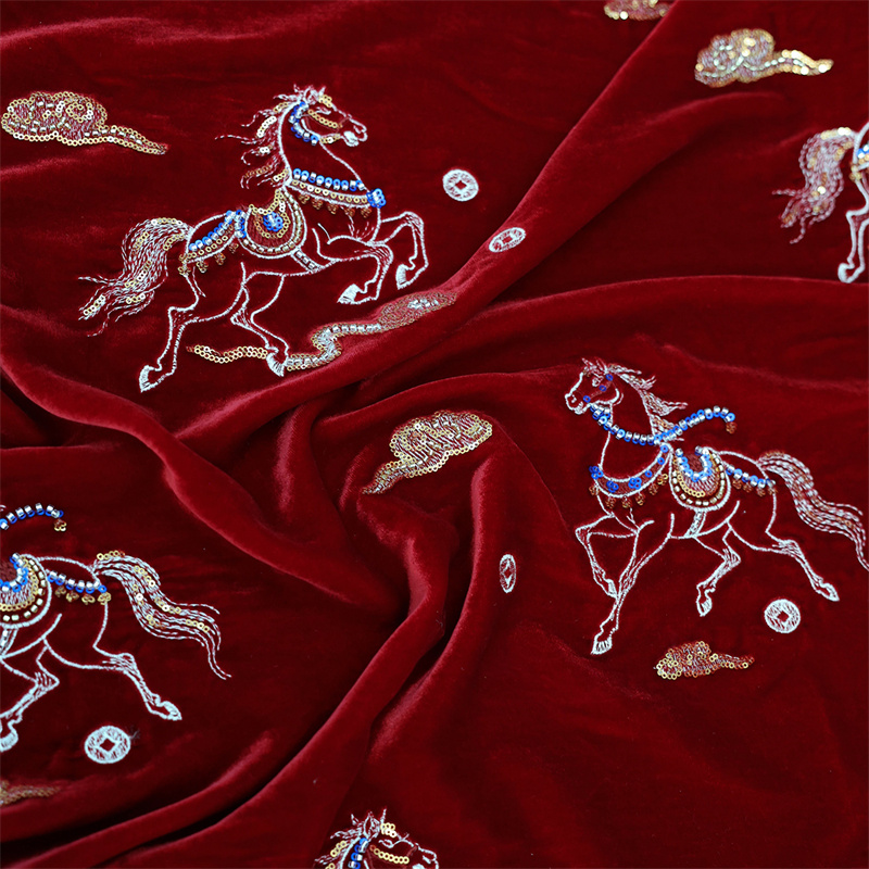 Autumn/Winter Thick Silk Velve - Sewing Velvet Fabric review and price