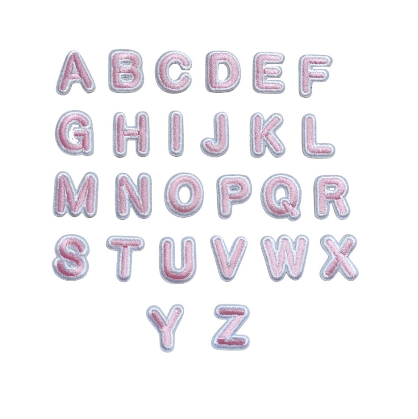 2cm Height Pink Color Alphabet - Sewing Id review and price