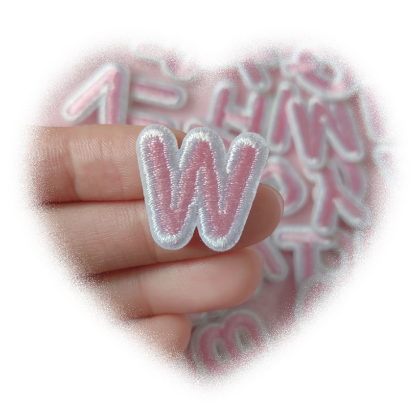 2cm Height Pink Color Alphabet - Sewing Id review and price