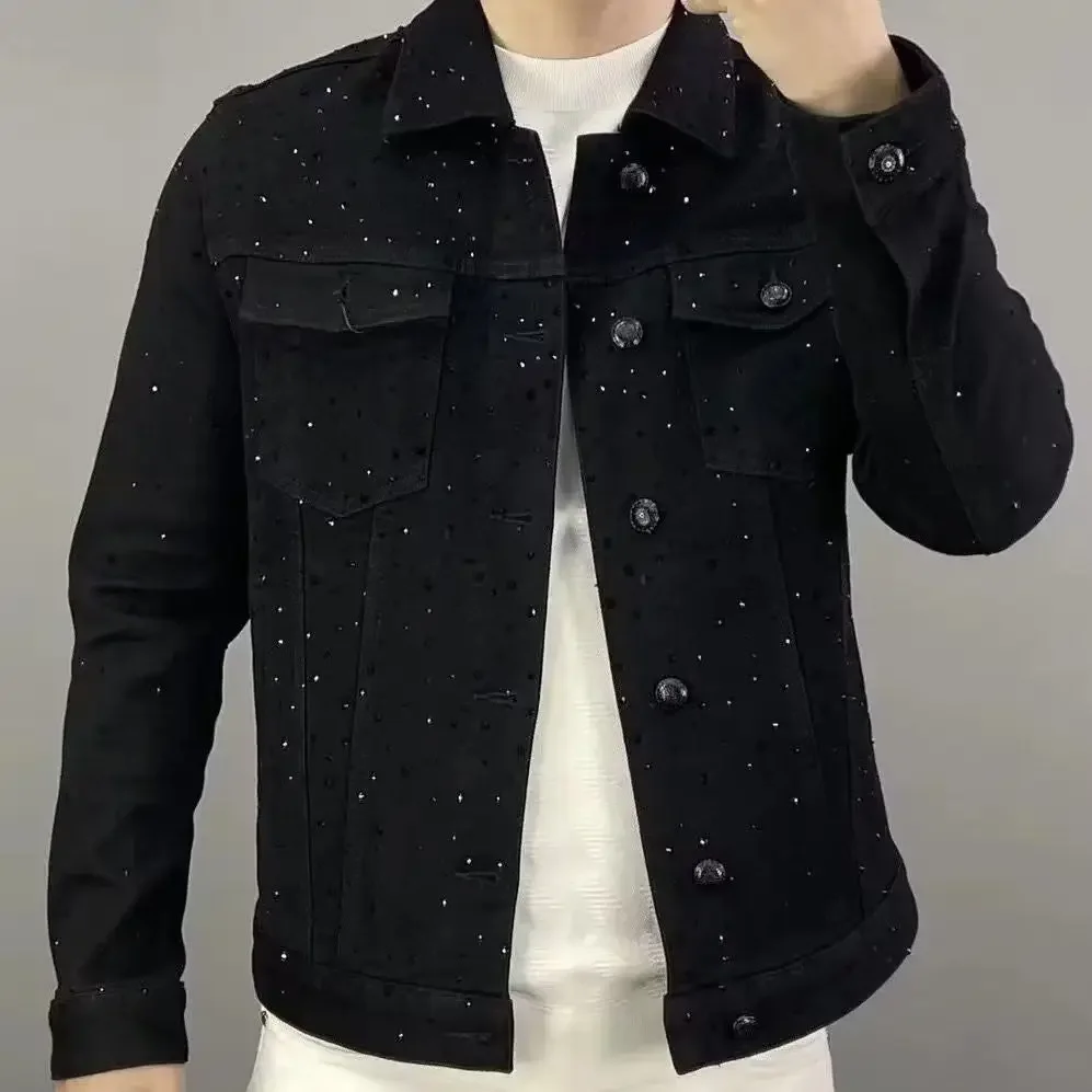 Jeans Coat for Men Button Casu - Sewing Jackets review and price