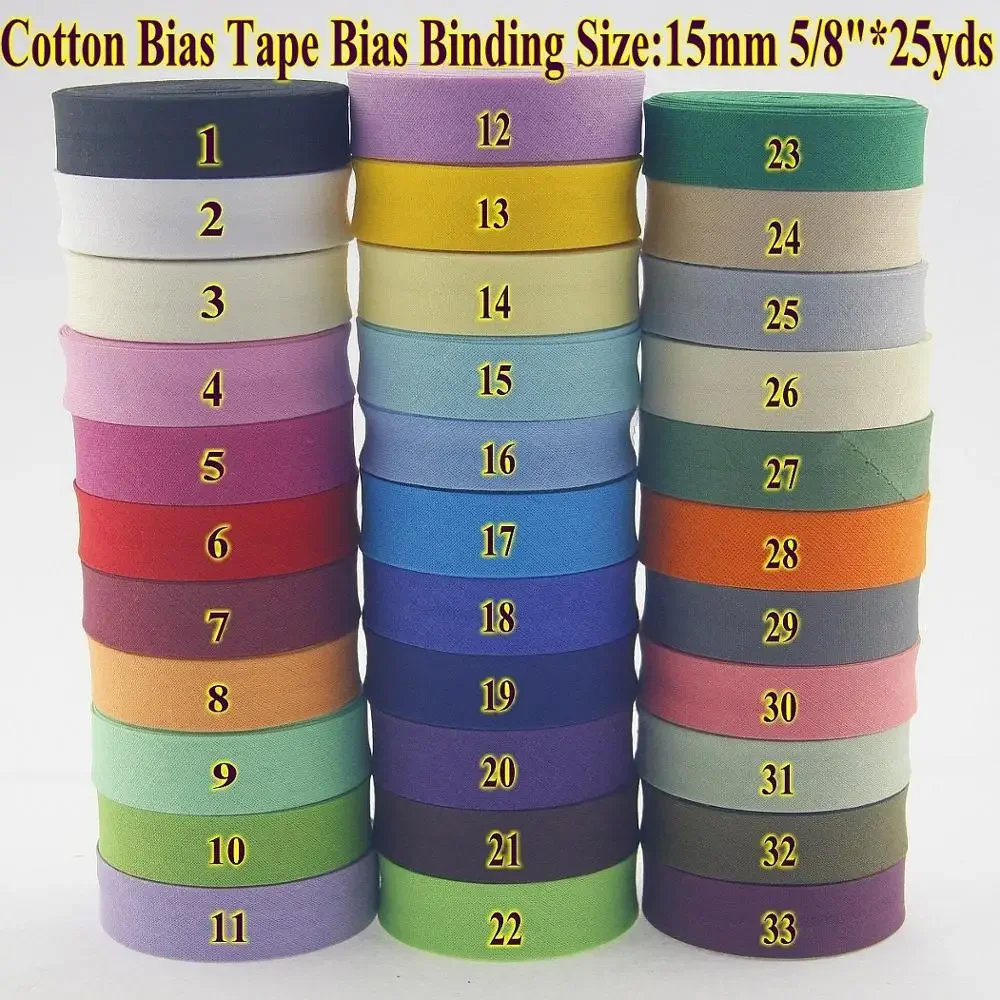 100% Cotton Bias Tape,size:15m - Binding Tape Bias review and price