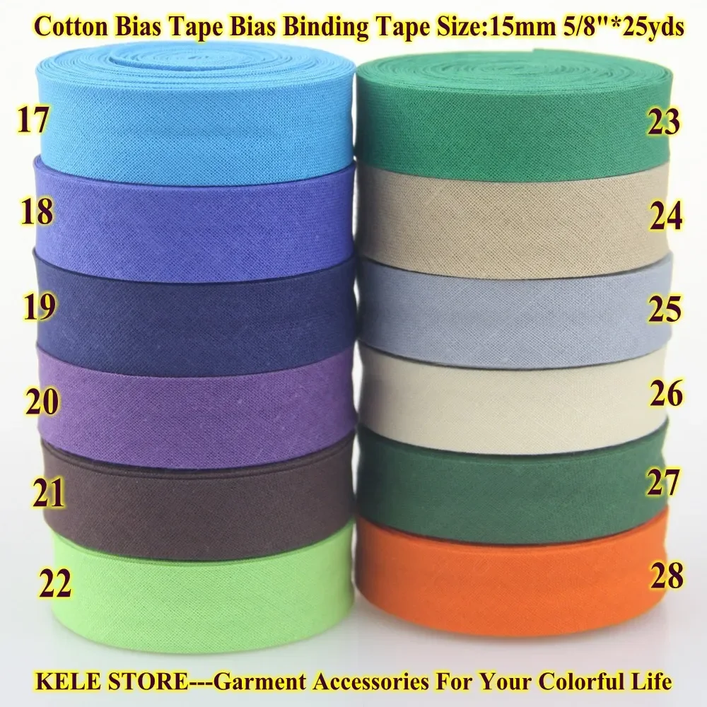 100% Cotton Bias Tape,size:15m - Binding Tape Bias review and price