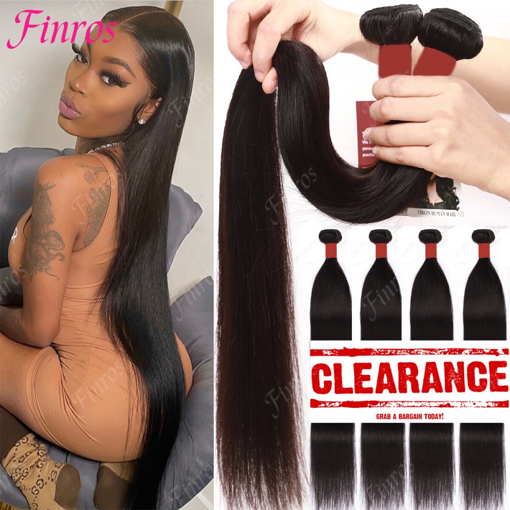 Finros Human Hair Bundles Bone - Sewing Technology review and price
