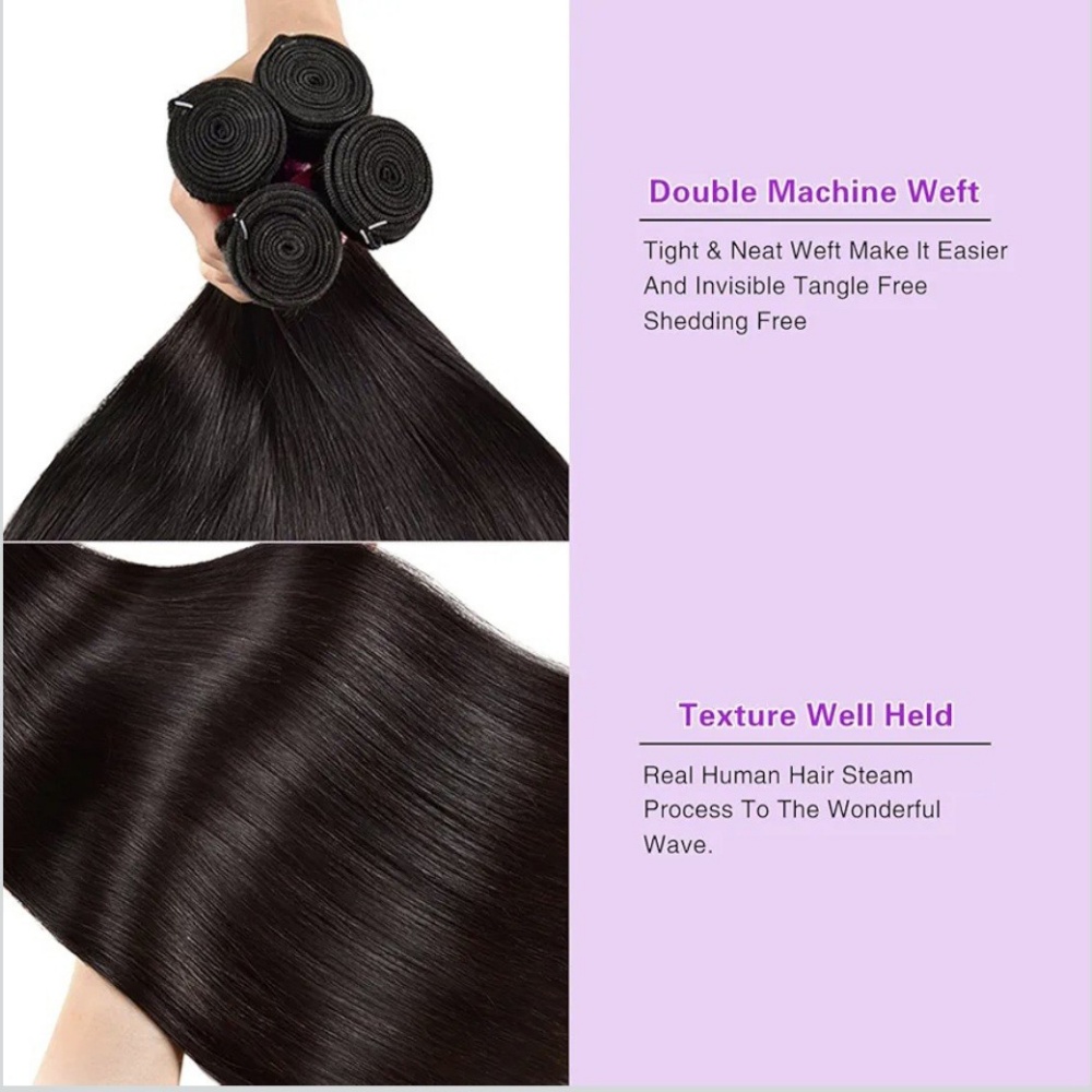 Finros Human Hair Bundles Bone - Sewing Technology review and price
