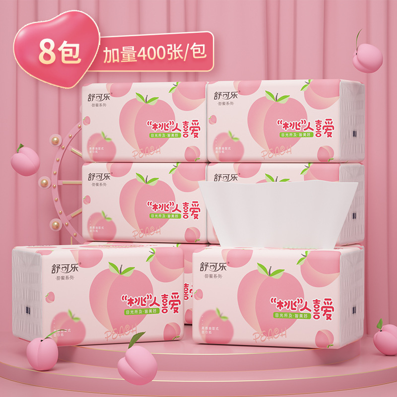 Cute Peach Pattern Facial Tiss - Pattern Tissue Paper review and price