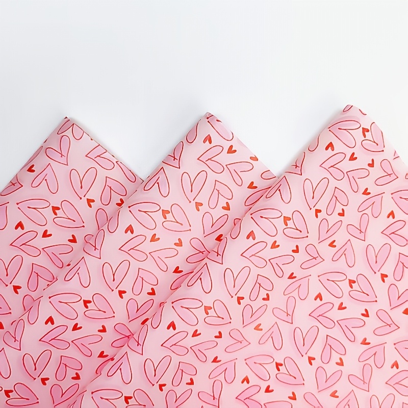 50 Sheets Bright Pink Heart Ti - Pattern Tissue Paper review and price