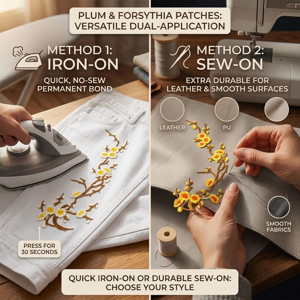 DIY Cherry Blossom Iron On Pat - Sewing In Textile review and price