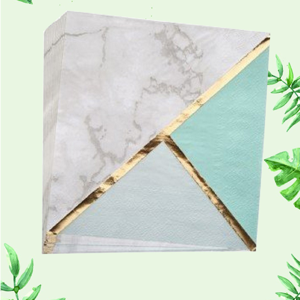 16Pcs Mint Green Bronzing Patt - Pattern Tissue Paper review and price