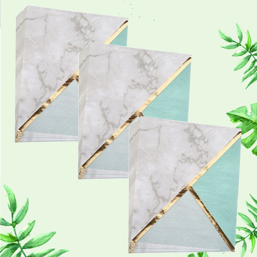 16Pcs Mint Green Bronzing Patt - Pattern Tissue Paper review and price