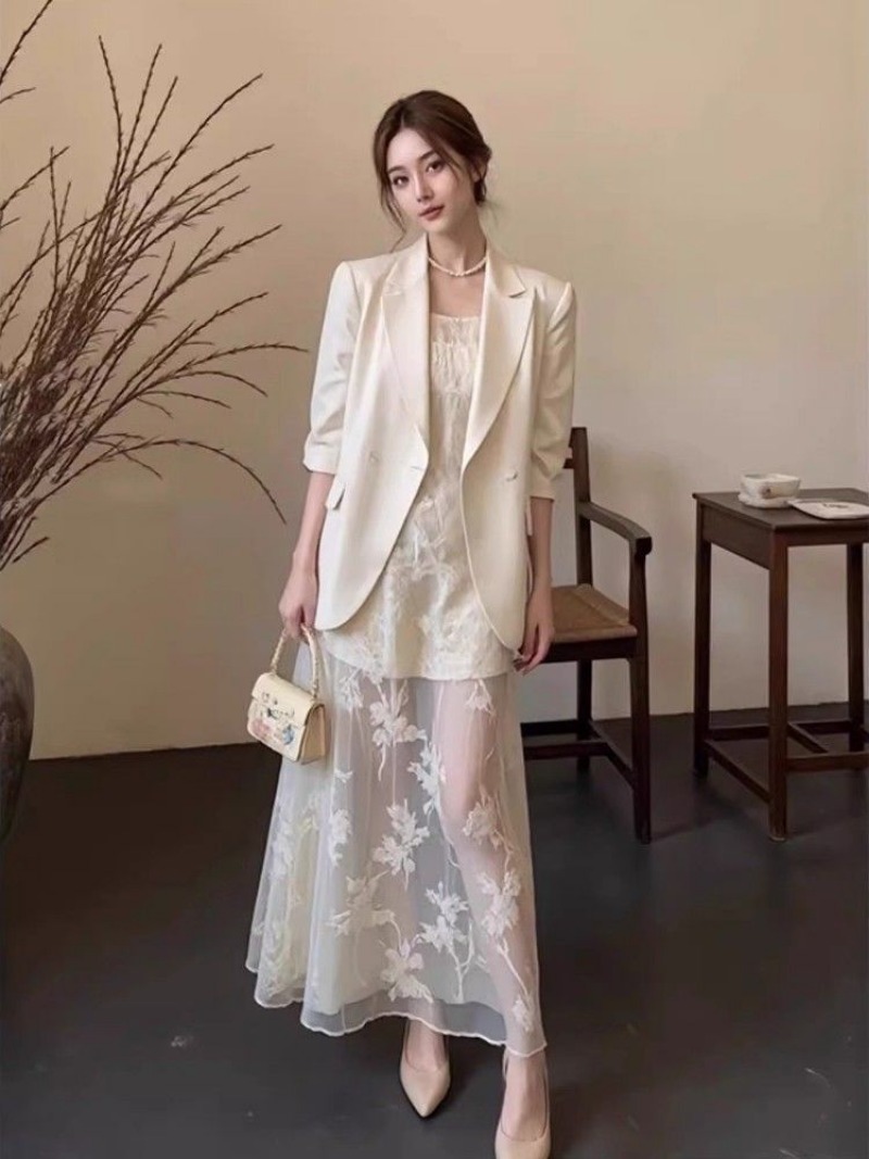New High End Autumn Dress Set  - Sewing Jackets review and price