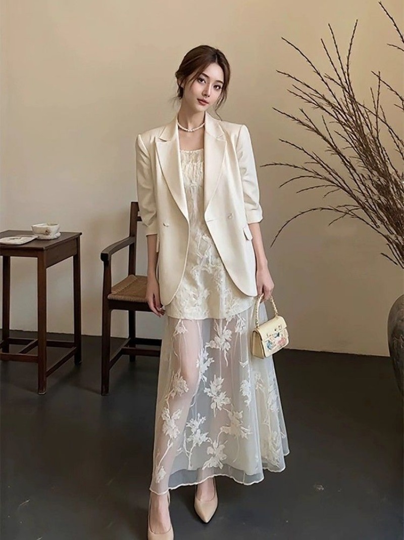 New High End Autumn Dress Set  - Sewing Jackets review and price
