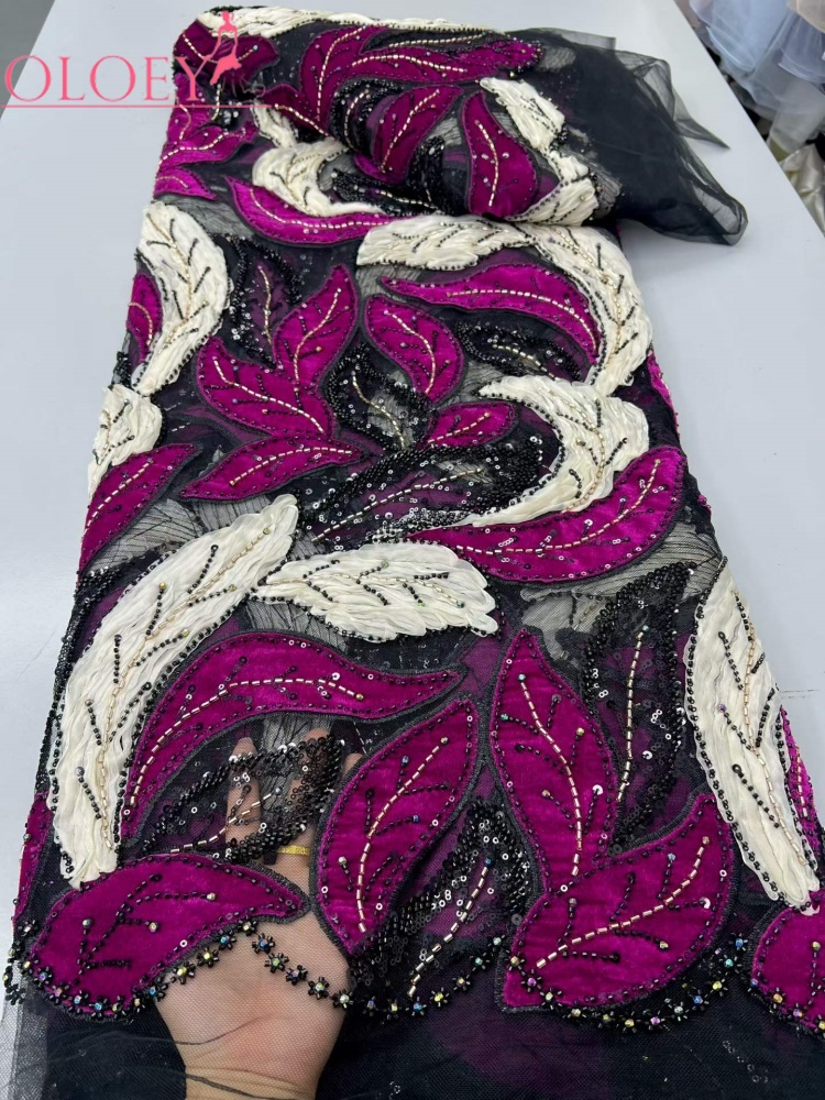 OLOEY Luxury African Sequins B - Sewing Velvet Fabric review and price