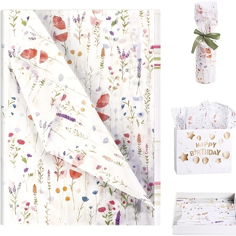 20 Sheets Lavender Print Gift  - Pattern Tissue Paper review and price