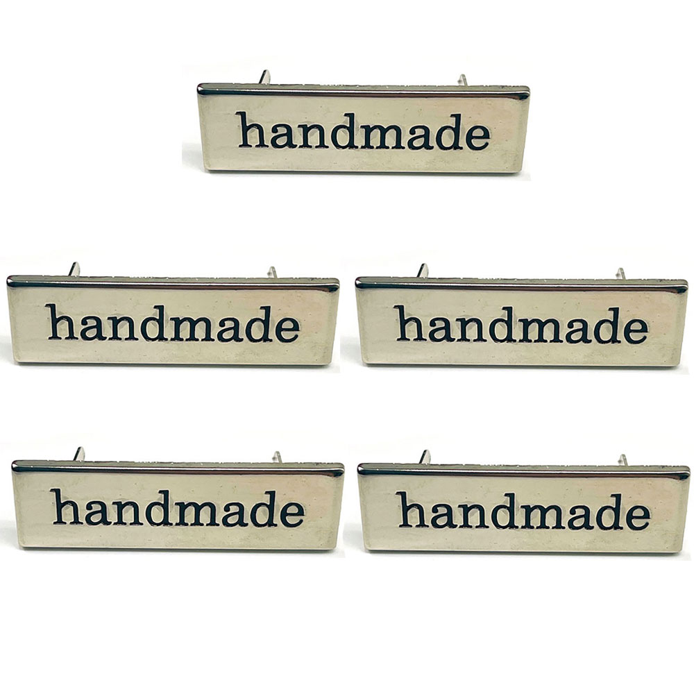 5Pcs Metal Handmade Tag Labels - Sewing Label review and price
