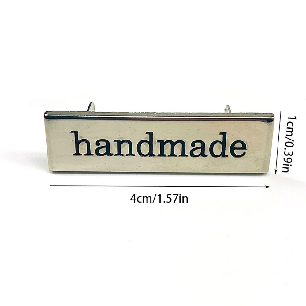 5Pcs Metal Handmade Tag Labels - Sewing Label review and price