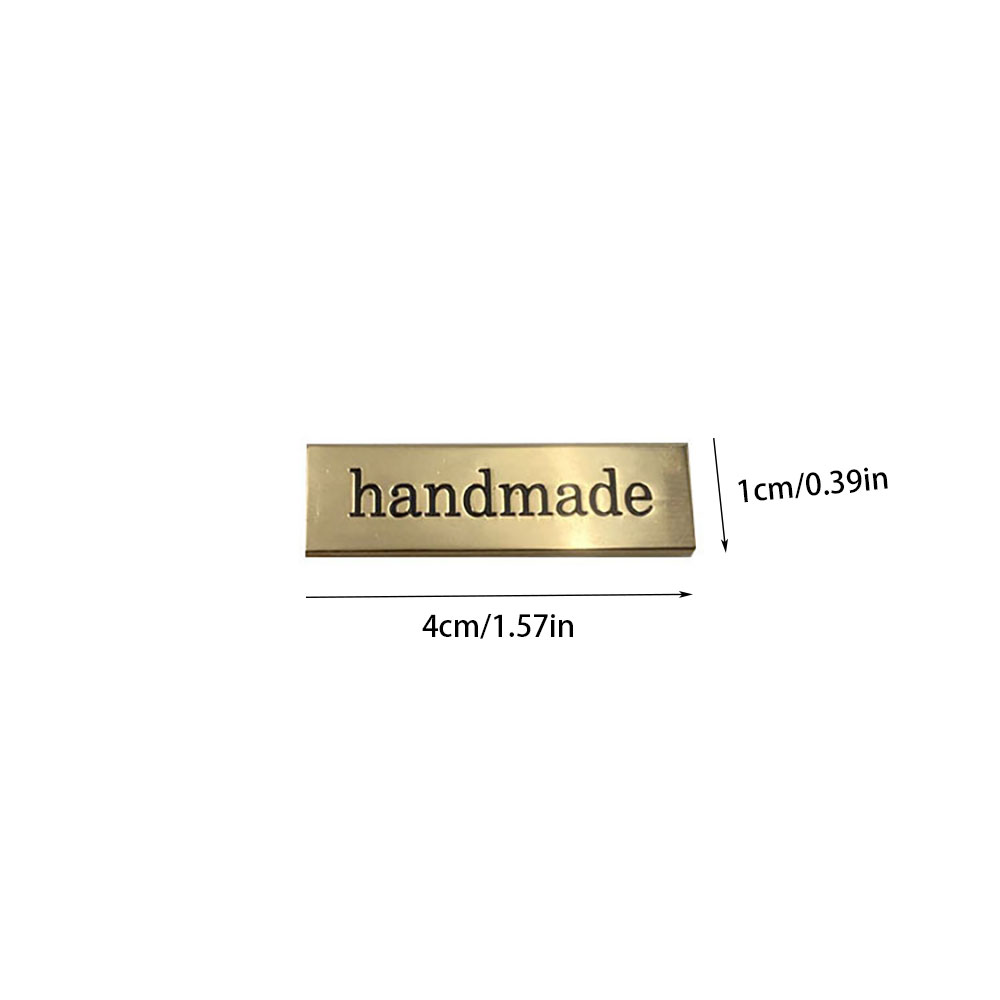 5Pcs Metal Handmade Tag Labels - Sewing Label review and price